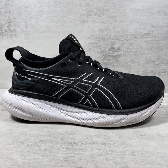 Asics Gel Nimbus 25 Running Shoes - Women's Size 9 - Black - Picture 4 of 10